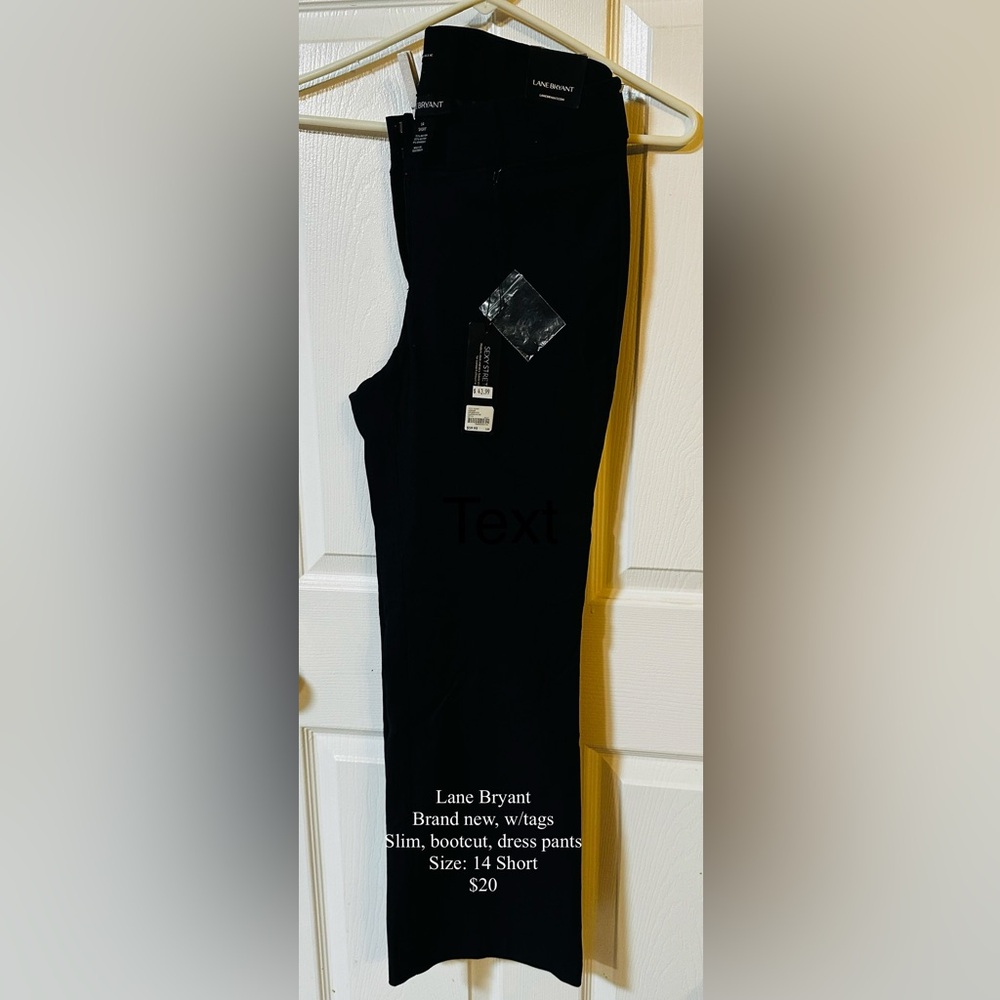 Lane Bryant Navy Trousers